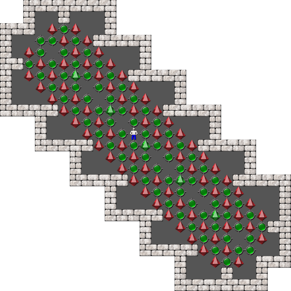 Sokoban Sasquatch 07 Arranged level 65